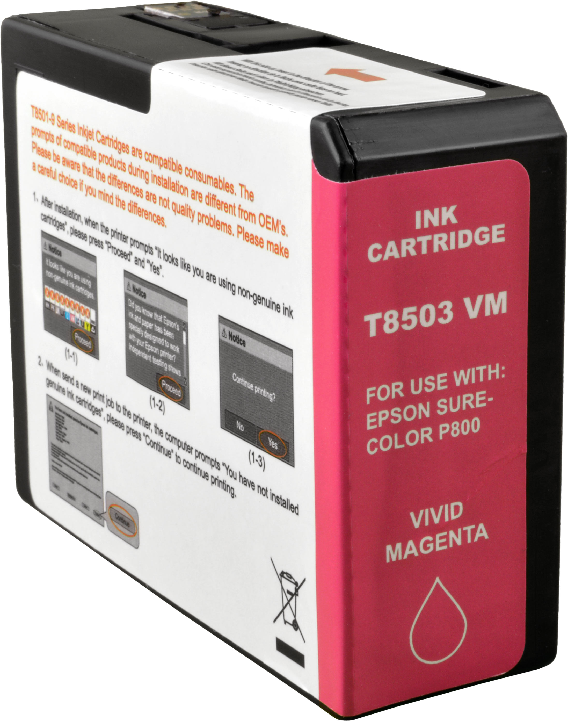 Ampertec Tinte für Epson C13T850300  vivid magenta