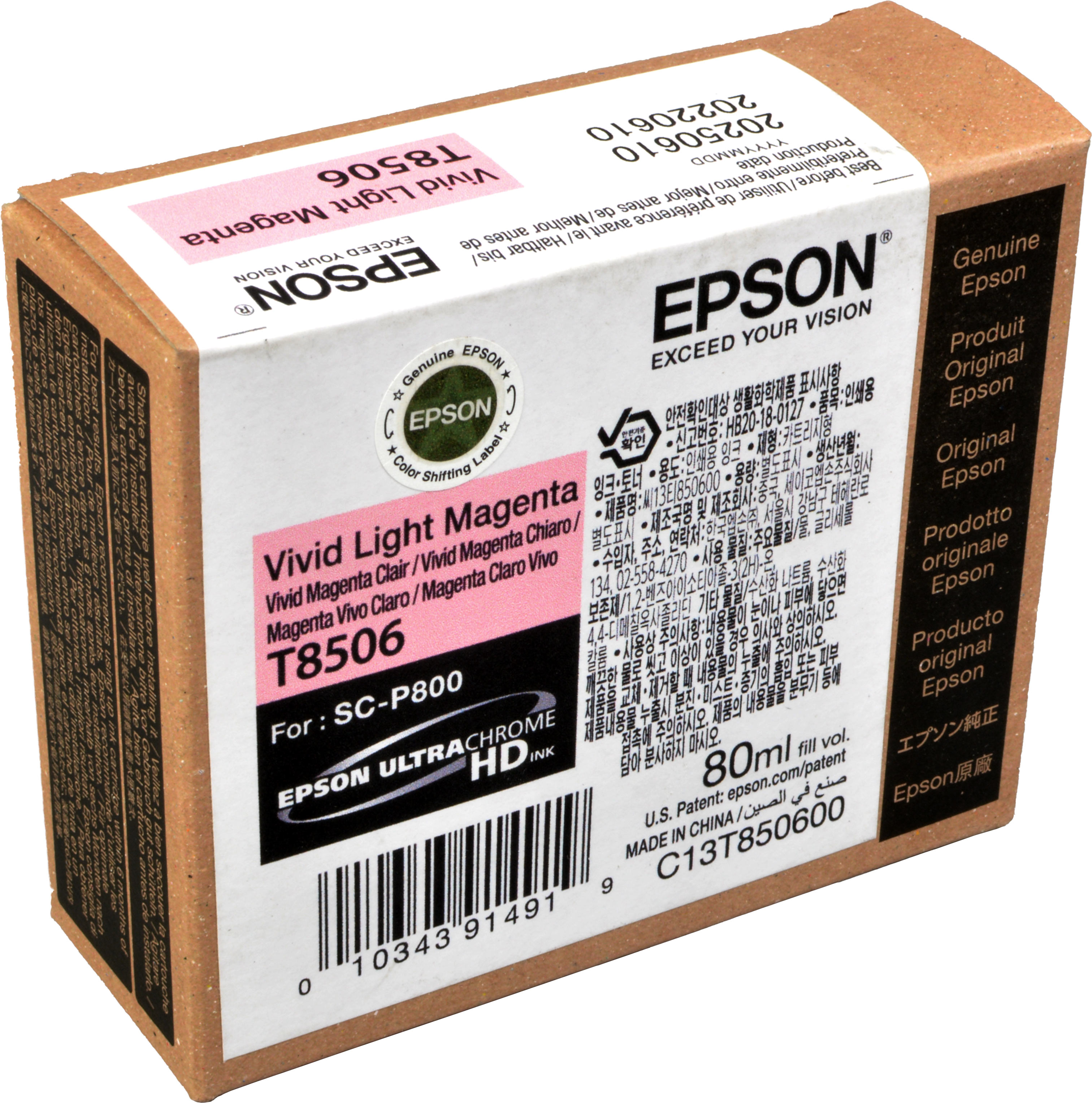 Epson Tinte C13T850600  T8506  Vivid Light Magenta