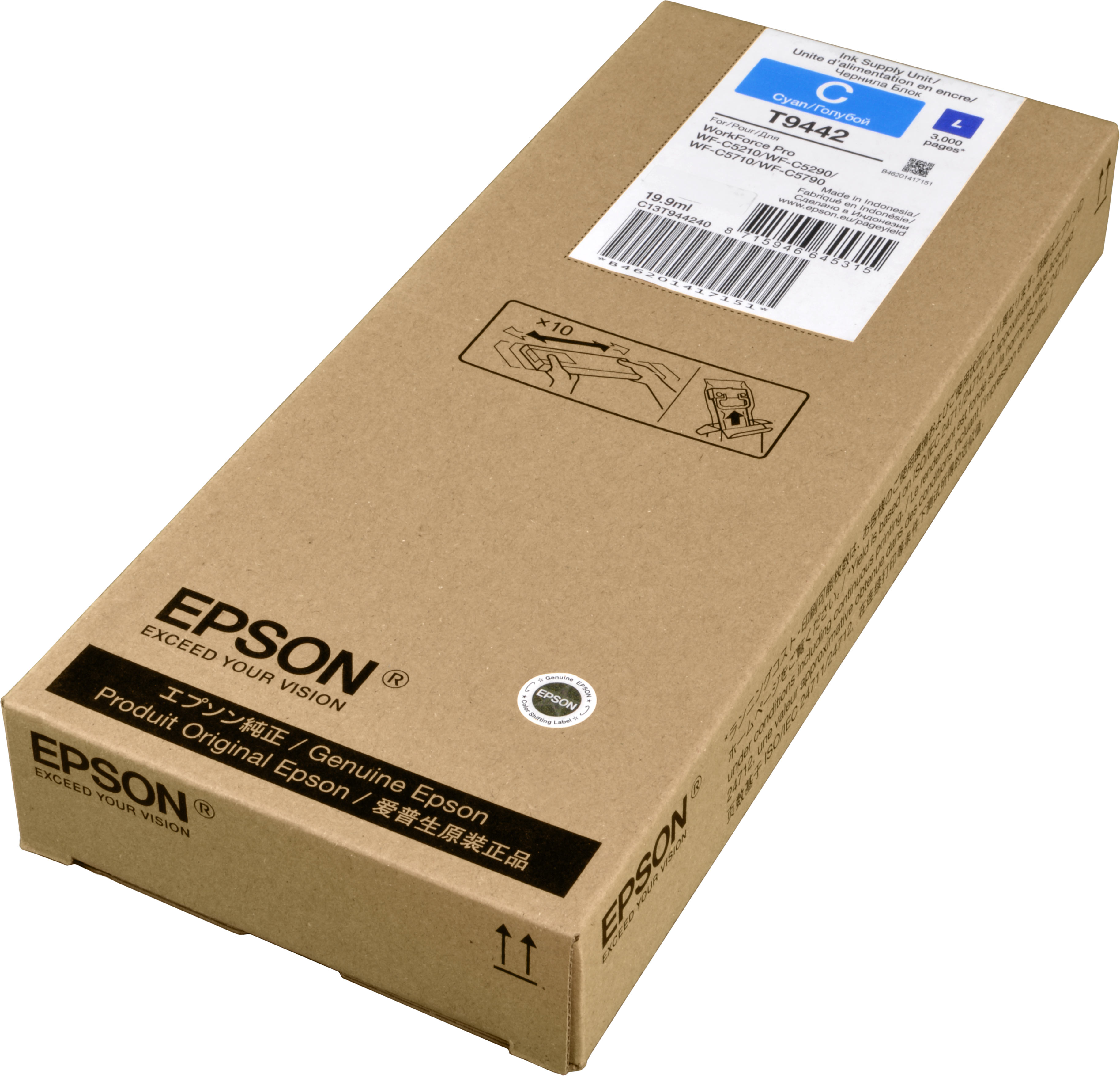 Epson Tinte C13T944240  Cyan L  T9442