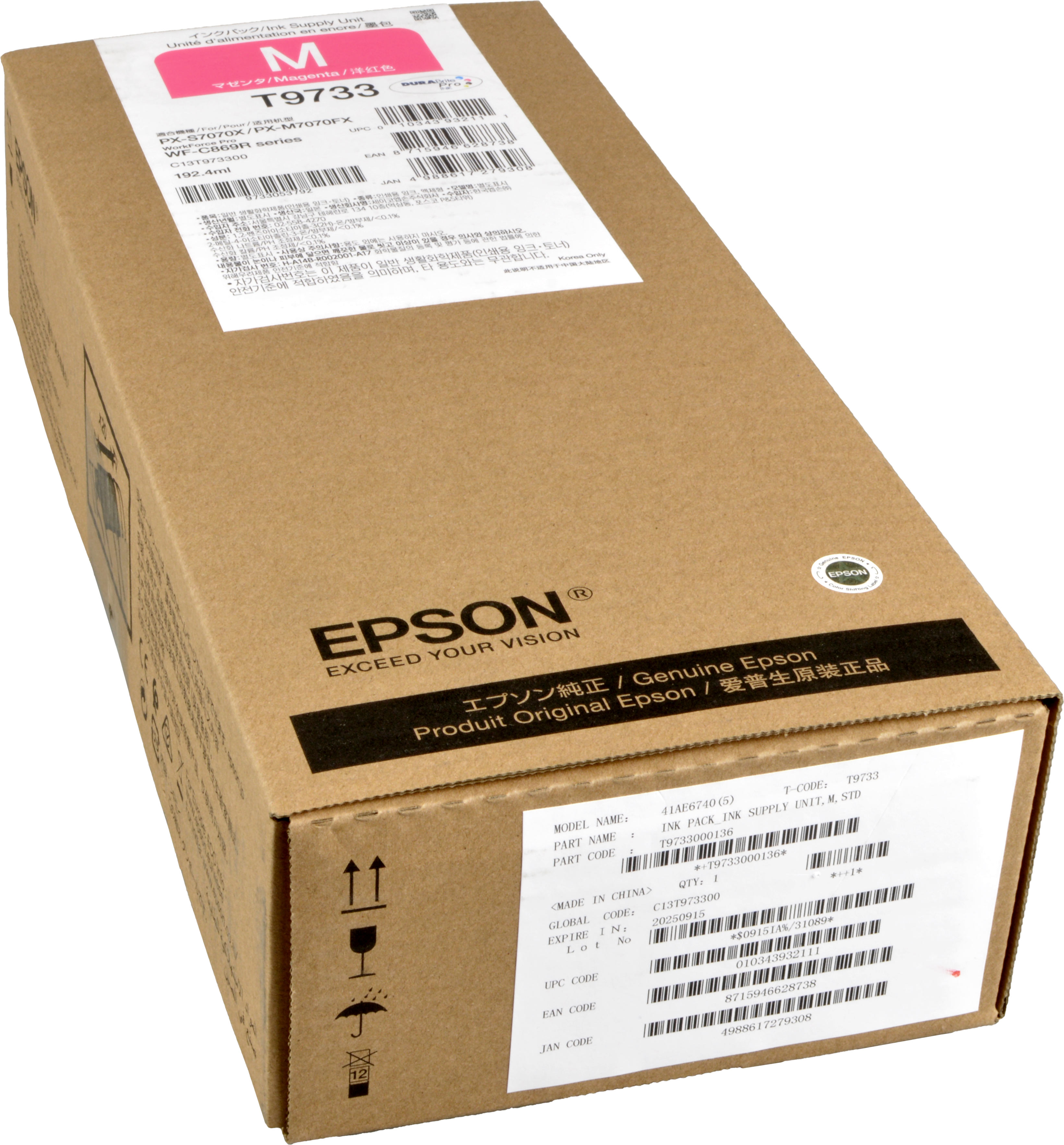 Epson Tinte C13T973300  Magenta XL  T9733