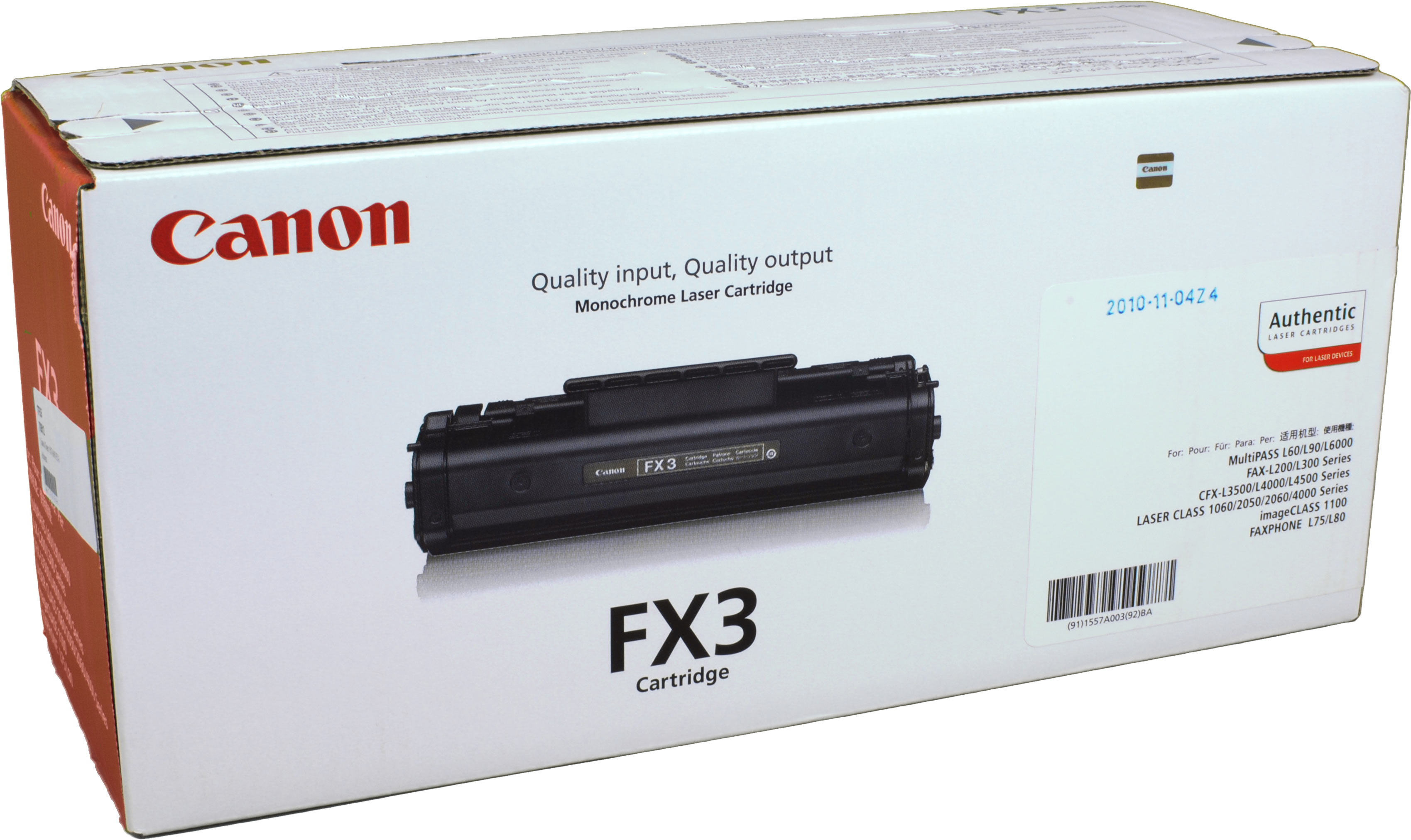 Canon Toner 1557A003  FX-3  schwarz